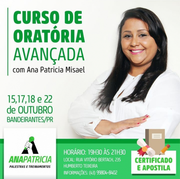 Novo curso de oratória avançada em Bandeirantes - Rádio Cabiuna